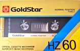 Compact Cassette Goldstar HZ 60 Type I Normal 1986 Europe