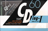 Compact Cassette: TDK  - CDing-I 60