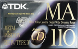 Compact Cassette: TDK  - MA 110