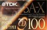 Compact Cassette: TDK  - SA-X 100