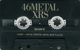 Compact Cassette: Sony  - Metal XRS 46