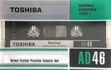 Compact Cassette:  Toshiba - AD 46