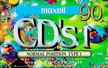 Compact Cassette Maxell CD's I 90 "CDS1-90G" Type I Normal 1994 Japan