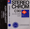 Compact Cassette: AGFA  - Stereochrom 90