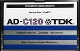 Compact Cassette: TDK  - AD 120