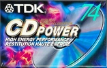 Compact Cassette: TDK  - CD Power 74