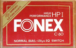 Compact Cassette: Unknown Fonex -  60