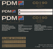 Compact Cassette: PDM Magnetics PDM - CD II 90