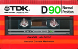 Compact Cassette: TDK  - D 90