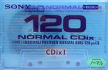 Compact Cassette: Sony  - CDix I 120