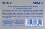 Compact Cassette: Sony  - SOM 15