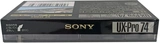 Compact Cassette Sony UX-Pro 70 "UX-PRO74B" Type II Chrome 1989 Japan