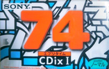 Compact Cassette: Sony  - CDix I 74