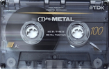 Compact Cassette: TDK  - CDing-Metal 100