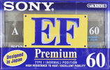 Compact Cassette: Sony  - EF Premium 60