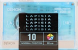 Compact Cassette Denon Lapisia 10 "VD01-10" Type I Normal 1997 Japan