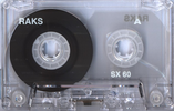 Compact Cassette: RAKS  - SX 60