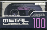 Compact Cassette: Maxell / Hitachi Maxell - Metal Capsule 100