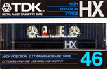 Compact Cassette: TDK  - HX 46