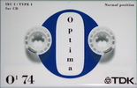 Compact Cassette: TDK  - Optima O1 74