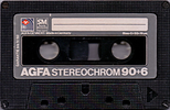 Compact Cassette: AGFA  - Stereochrom 90+6