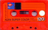 Compact Cassette: AGFA  - SUPER COLOR 120