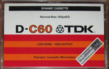 Compact Cassette: TDK  - D 60