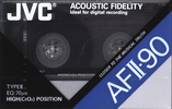 Compact Cassette:  JVC - AFII 90