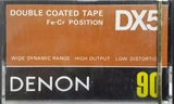 Compact Cassette Denon DX5 90 Type III Ferro Chrome 1978 Japan