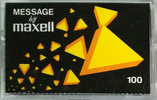 Compact Cassette: Maxell / Hitachi Maxell - Message 100