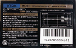 Compact Cassette: TDK  - MA 90