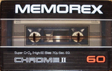 Compact Cassette: Memorex  - Chrome II 60