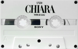 Compact Cassette: Sony  - Chiara 50