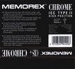 Compact Cassette: Unknown Memorex - CRS+ 100