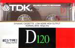 Compact Cassette: TDK  - D 120