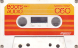 Compact Cassette: Unknown Boots Audio -  60