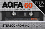 Compact Cassette: AGFA  - Stereochrom HD 60+6