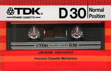 Compact Cassette: TDK  - D 30