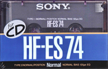 Compact Cassette: Sony  - HF-ES 74