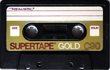 Compact Cassette: Radio Shack SUPERTAPE - Gold 90