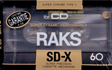 Compact Cassette: RAKS  - SD-X 60