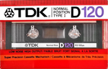 Compact Cassette: TDK  - D 120