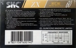 Compact Cassette SKC ZX 60 Type IV Metal 1992 Europe