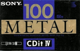 Compact Cassette: Sony  - CDit IV 100