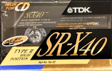 Compact Cassette: TDK  - SR-X 40