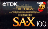 Compact Cassette: TDK  - SA-X 100