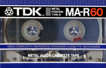 Compact Cassette: TDK  - MA-R 60