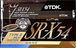 Compact Cassette: TDK  - SR-X 54