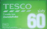 Compact Cassette: Unknown Tesco -  60