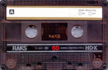 Compact Cassette: RAKS  - HD-X 60